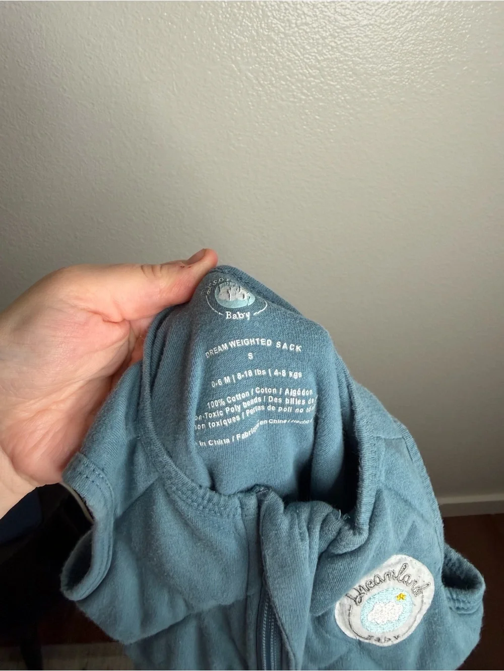 Dream Weighted Sleep Sack Small Blue